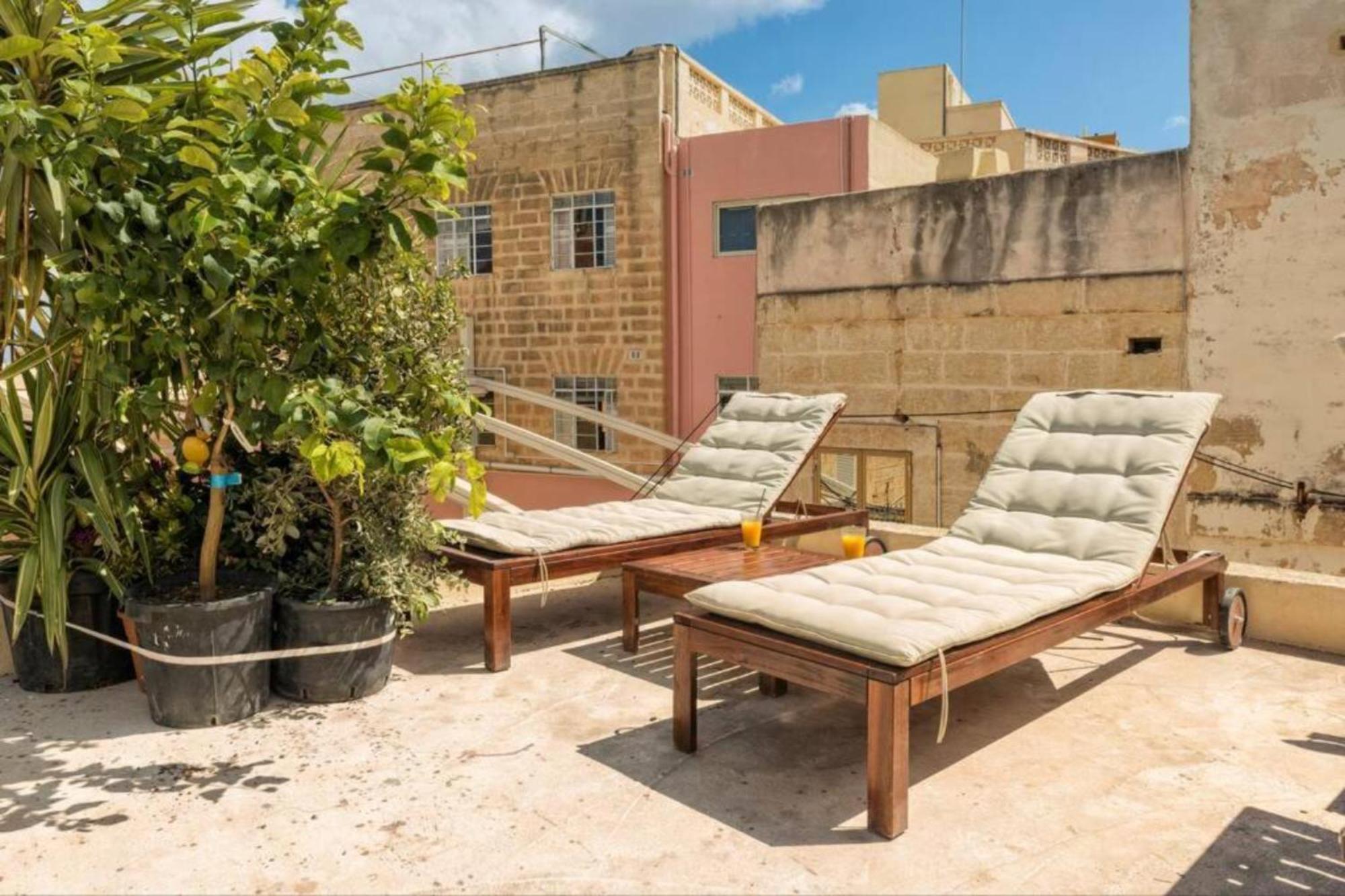 Authentic Gf Apartment With Terrace At The 3 Cities Marina Cospicua المظهر الخارجي الصورة